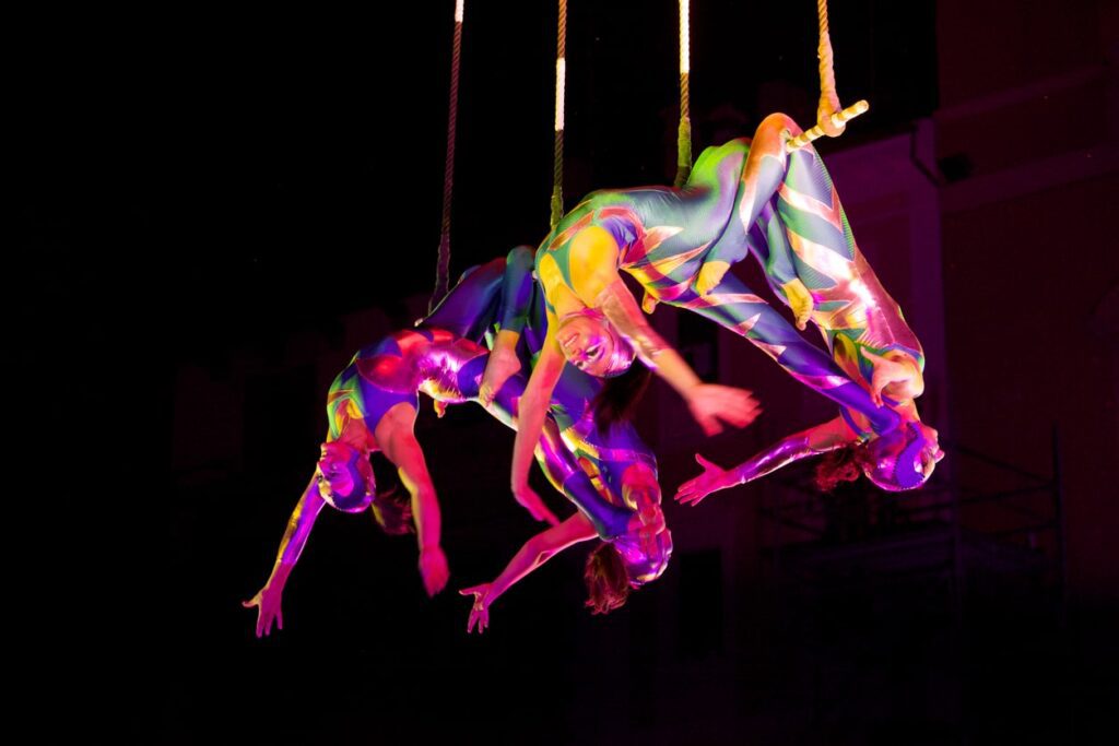 circus performed by travelling show in swindon