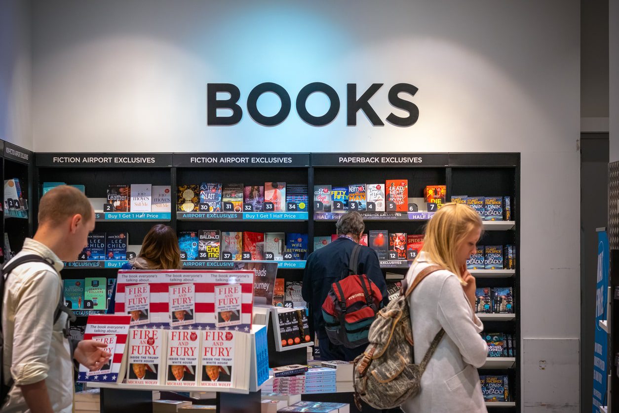 the bookshop at heathrow airport